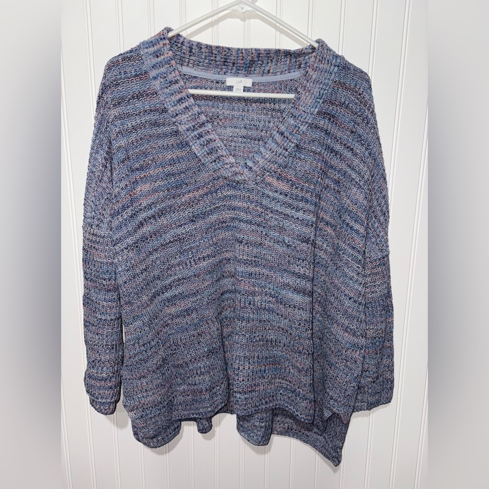 J. Jill Boho Knit Relaxed Fit Sweater| Size Large